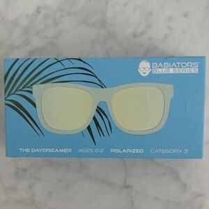 Babiators Seafoam Blue Kids Polarized Sunglasses with Mirrored Lenses Age 0-2